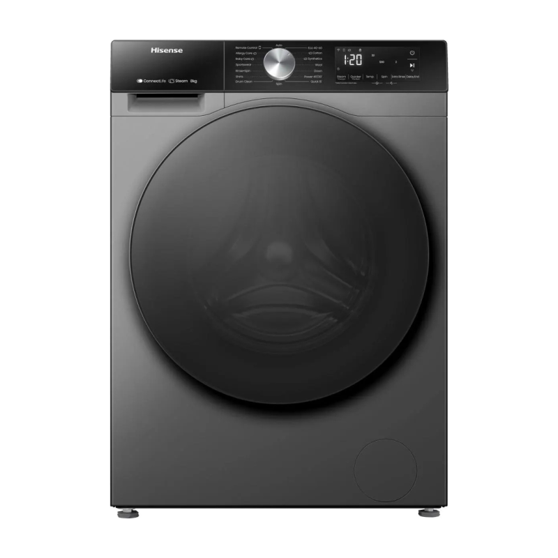 HISENSE MAL FRONT WF3S8043BT4 8KG 1400T T.GREY